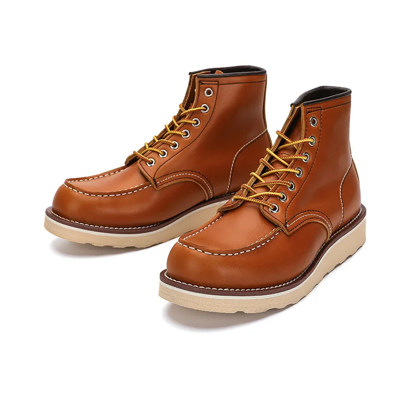 Zapatos de senderismo de cuero para hombre, botas de caza impermeables, botas tácticas para la nieve en el desierto, botines de Trekking para mujer, zapatillas informales para caminar unisex - imagen 2