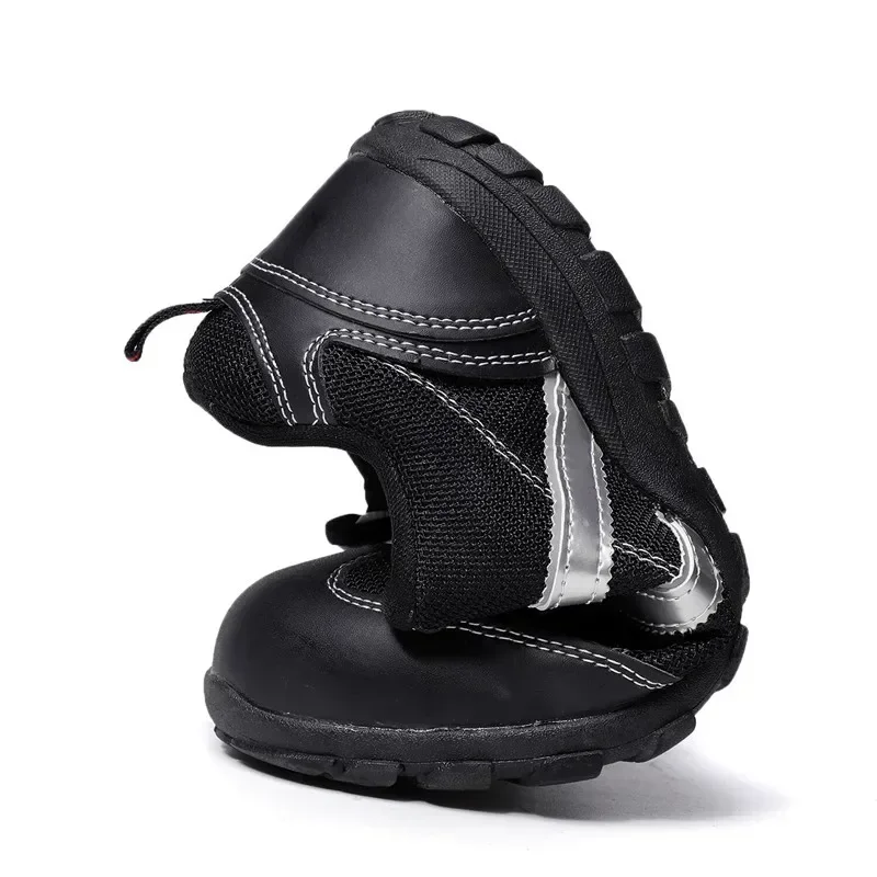 Zapatos de trabajo de seguridad para hombre, botas de seguridad para el trabajo antigolpes y antiperforación, ligeras y transpirables, zapatos de seguro laboral para hombre - imagen 5
