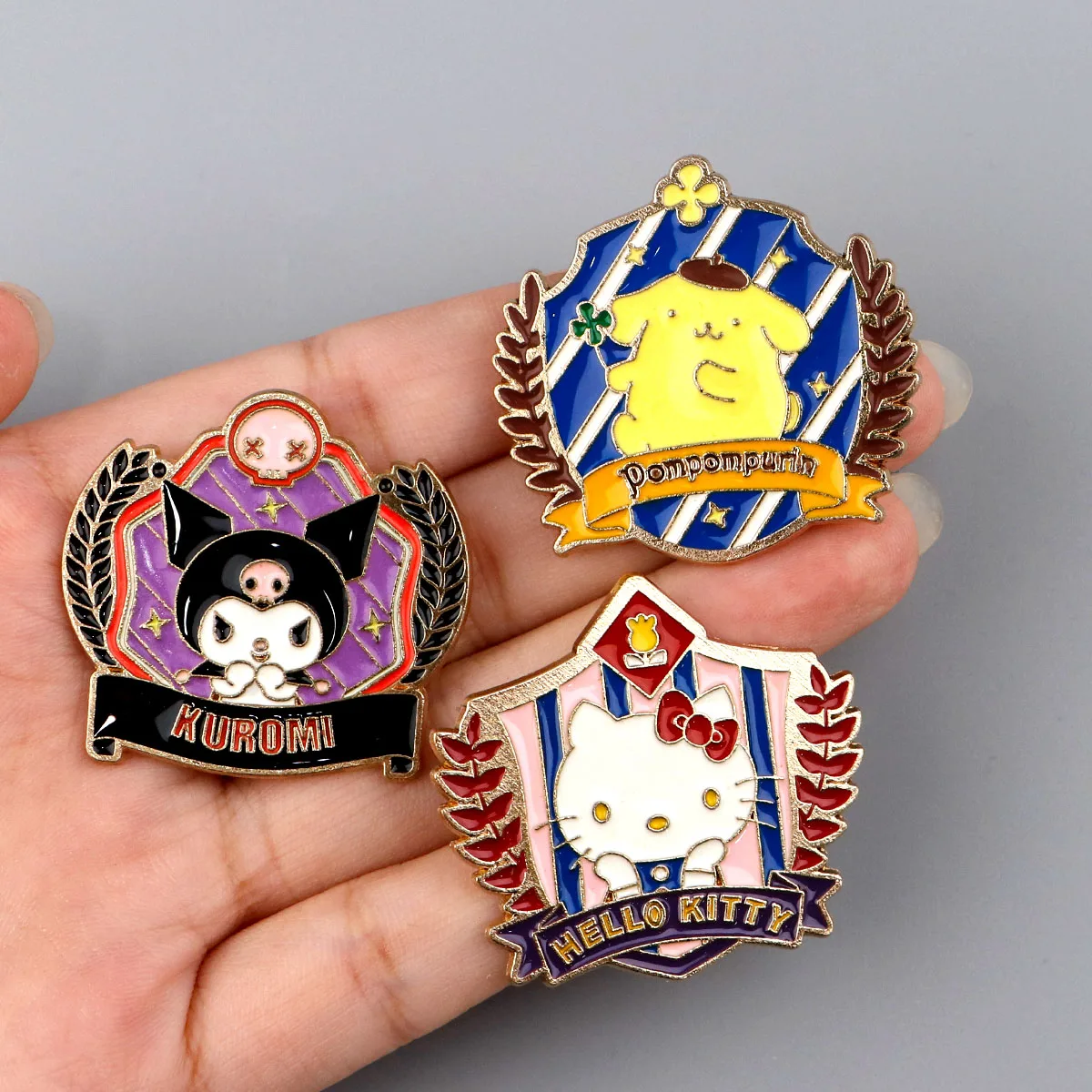 Alfileres esmaltados de gato bonito, broche para mujer en ropa, insignias de Metal de dibujos animados de Anime, alfileres de solapa para mochilas, accesorios de joyería - imagen 5