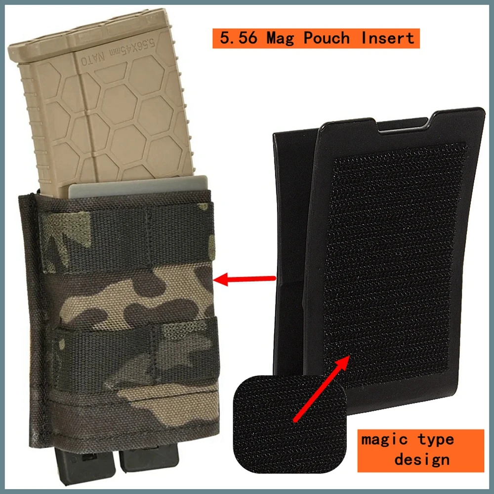 Inserto de revista para M4 5,56/7,62 Rifle pistola revista Mag bolsa insertos Clips Set