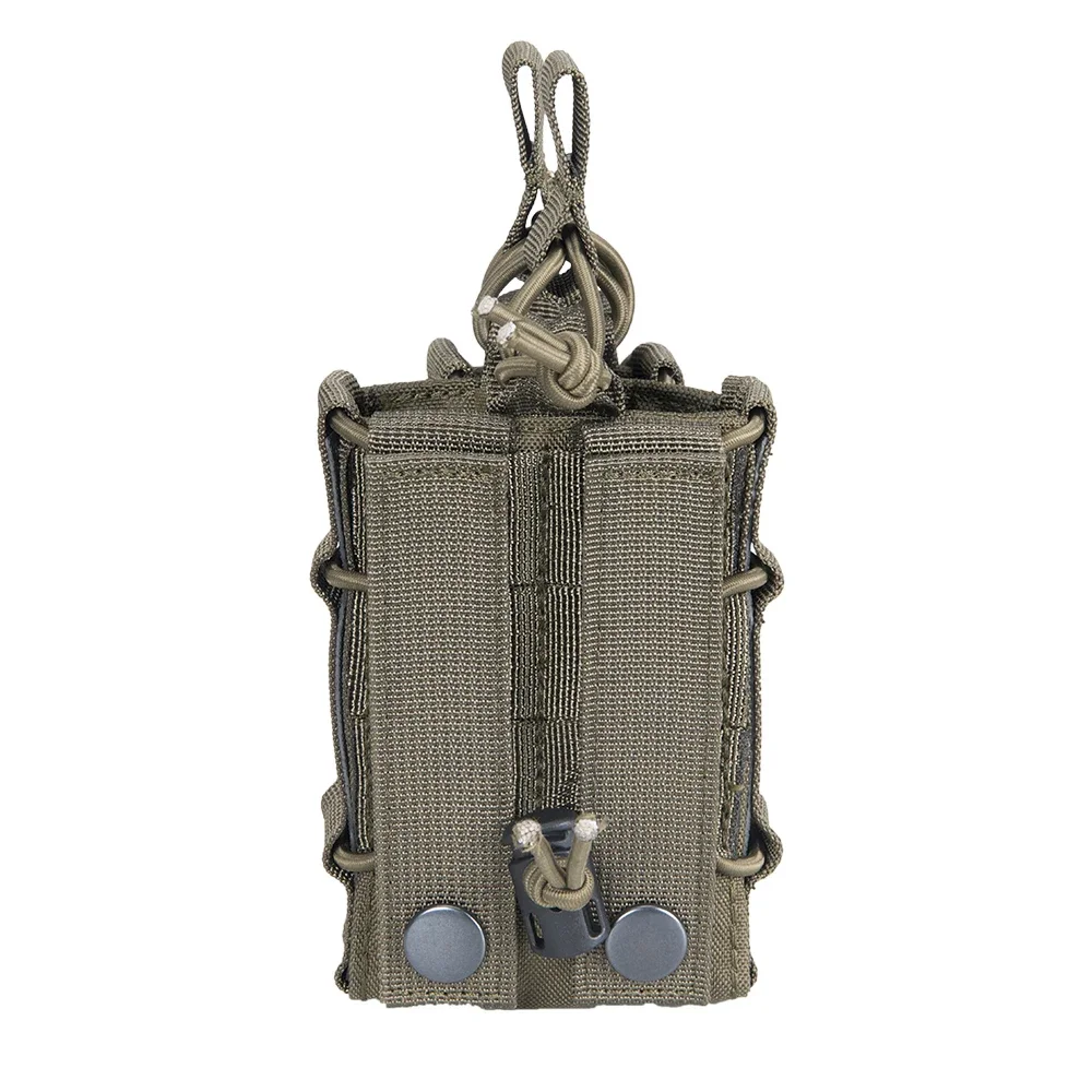 Bolsa táctica doble para revista M4 + bolsa para pistola Mag, bolsa Molle para linterna, soporte para linterna, funda para cuchillo de caza, tiro Airsoft - imagen 5