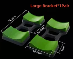 Soporte para mancuernas de gimnasio con protección de suelo
