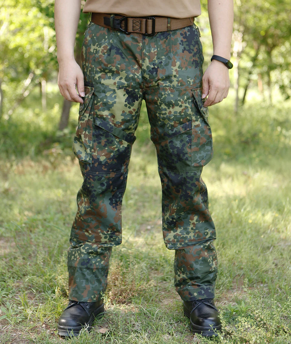 Pantalón táctico de combate camuflaje selva y desierto pierna recta - imagen 2