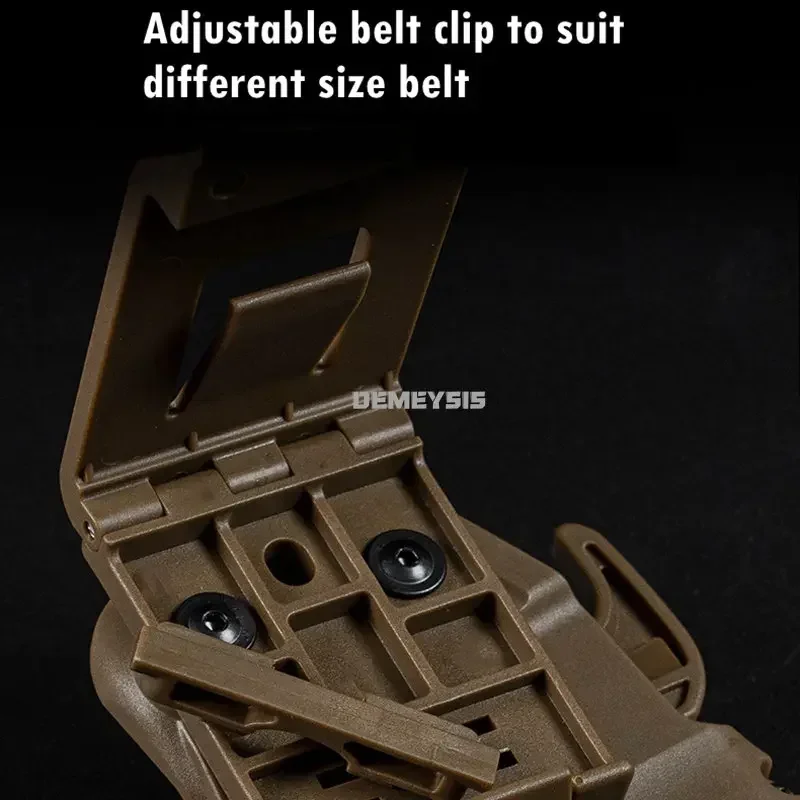 Funda para pistolas tácticas, portador de pistola de cintura para tiro a mano derecha para GLOCK 26 27 30 30S 33 39 S & W M & P COMPACT 9mm 40 - imagen 5