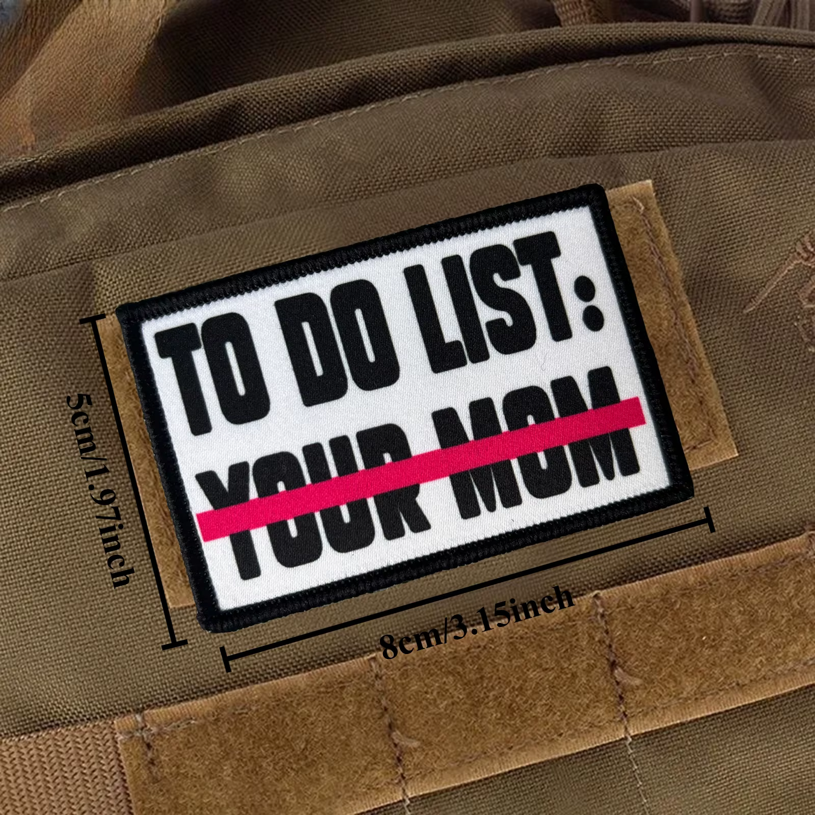 Parche táctico velcro moral militar – Brazalete para mochila - imagen 2