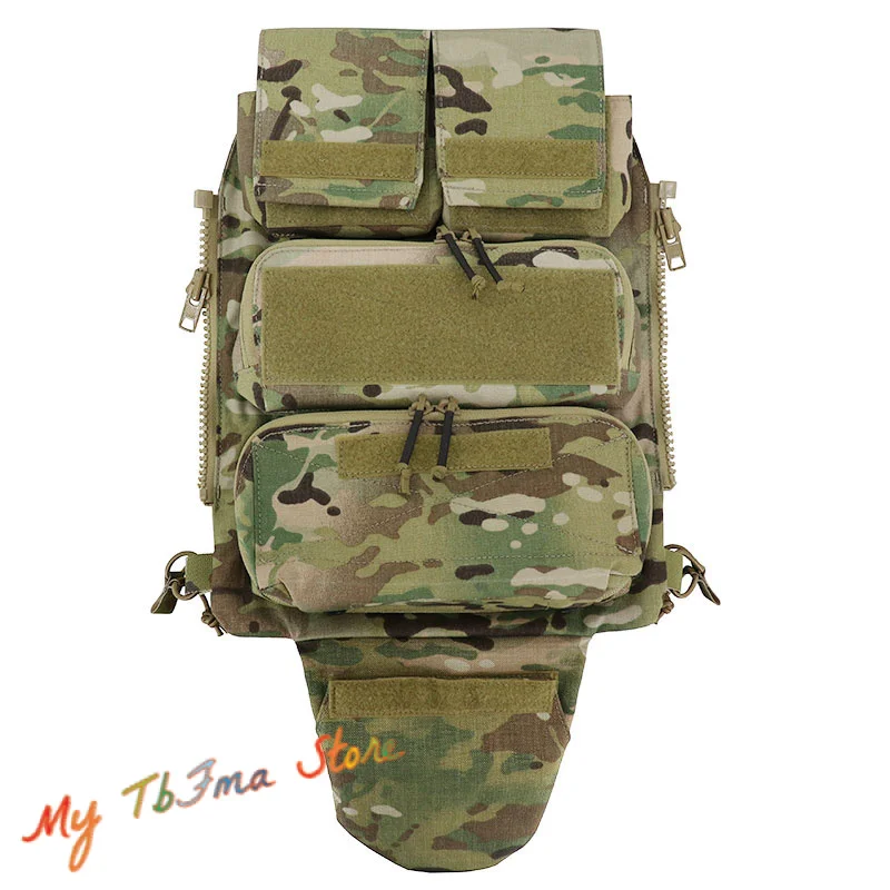 SUNSNOW-Bolsa de almacenamiento para chaleco JPC 2,0 AVS, Panel táctico con cremallera, accesorio de Panel trasero, novedad - imagen 5