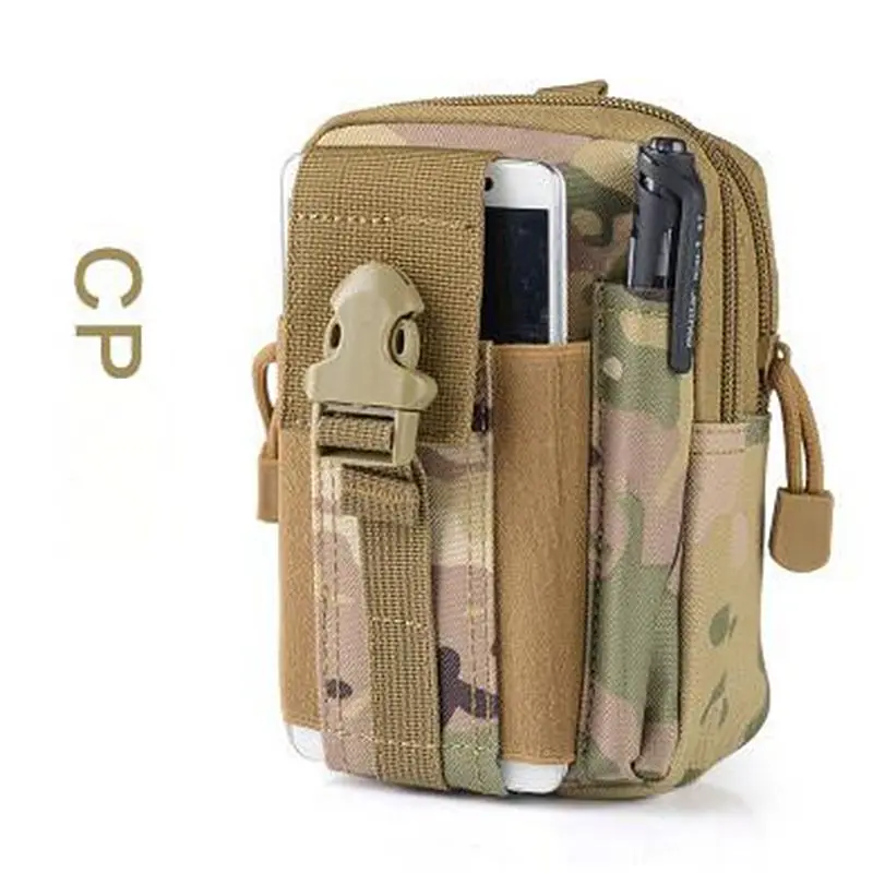 Bolsa táctica para correr Unisex al aire libre, bolsa para teléfono móvil, bolsa militar, bolso pequeño de caza, cinturón, Bolso pequeño - imagen 5