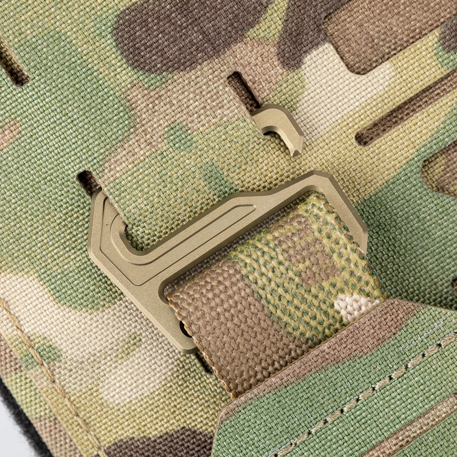 Gancho de aleación de aluminio de 25MM, hebilla de correas Molle ajustable, accesorios de expansión de equipo táctico