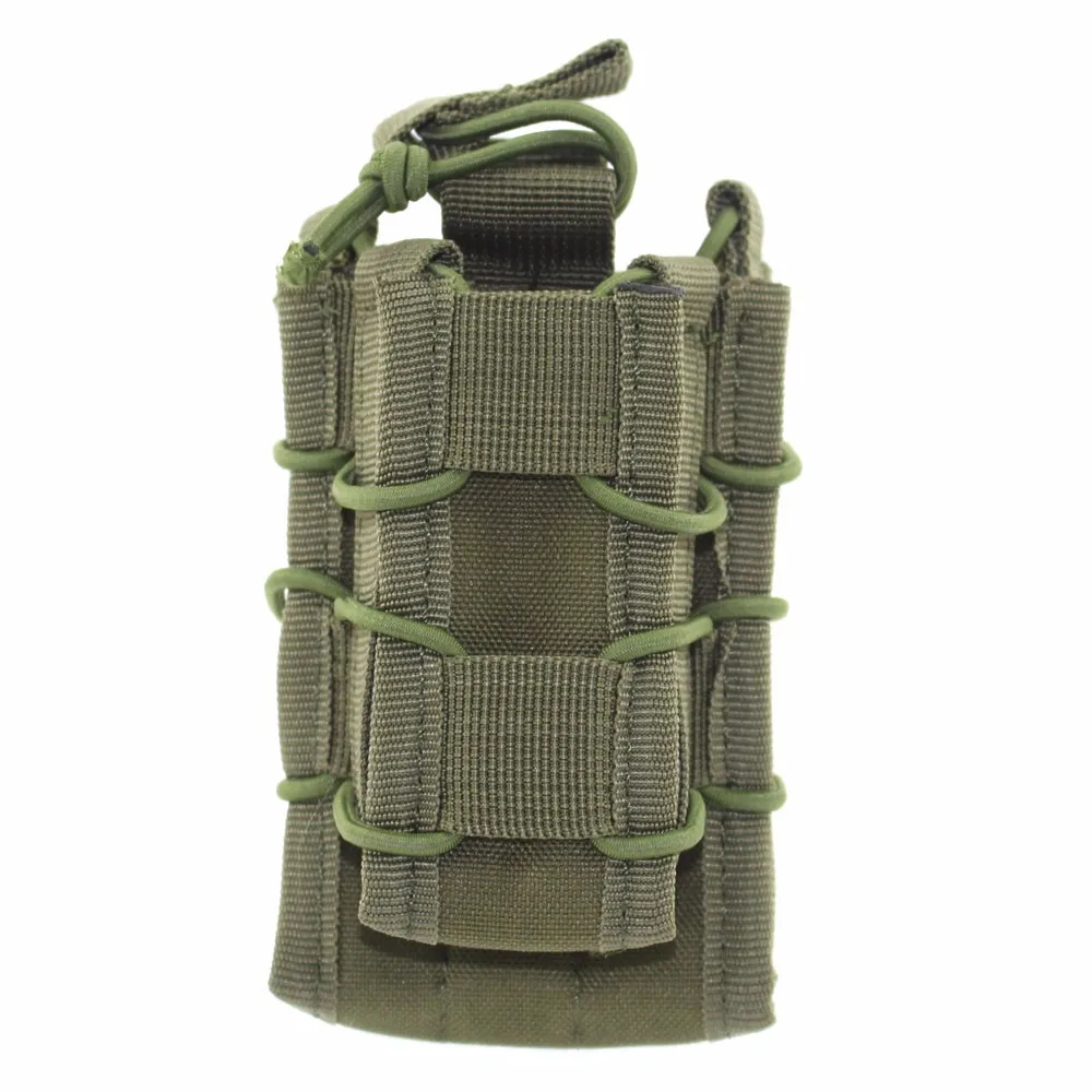 Bolsa táctica doble para Paintball, 500D bolsa grande de nailon, para Airsoft, caza, MOLLE - imagen 5