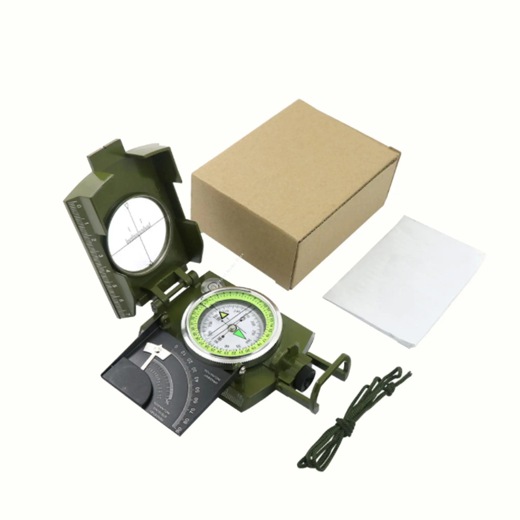 Brújula para exteriores con aguja apuntadora norte y medidor de pendiente - imagen 3
