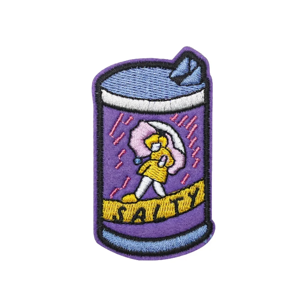 Parche táctico Salty Girl divertido Velcros Morale lindo Meme bordado pegatina gancho bucle sujetador insignia para gorra Jeans Molle mochila