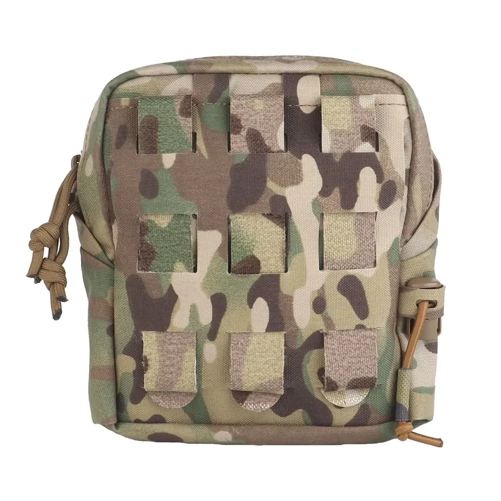 Bolsa para artículos diversos con cremallera Gp, bolsa para cinturón Molle con cordón retráctil, bolsa de accesorios NVG, bolsa táctica Universal multifuncional - imagen 5