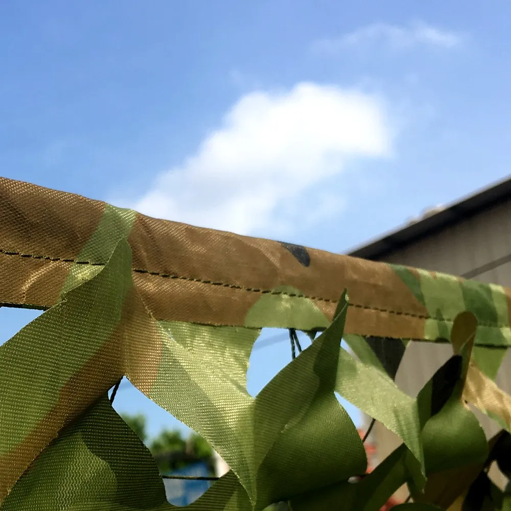 LOOGU-Red de camuflaje reforzada, malla de ocultación militar de 1,5x10m, Red de camuflaje de caza, toldo de jardín para sombra oculta, 1,5x10, 1,5x10M - imagen 3
