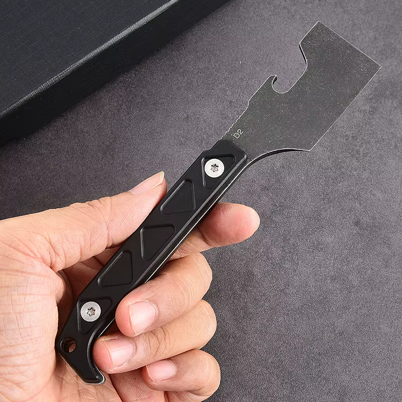 Cuchillo supervivencia multifuncional EDC abridor botellas - imagen 4