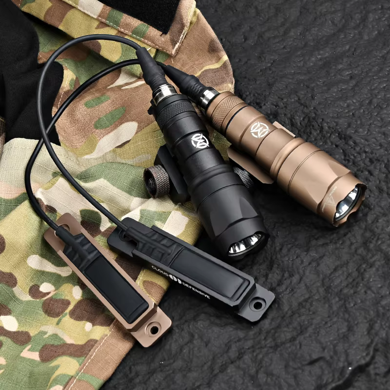 WADSN M300/M600 Linterna táctica MLOK KEYMOD para caza Airsoft - imagen 2