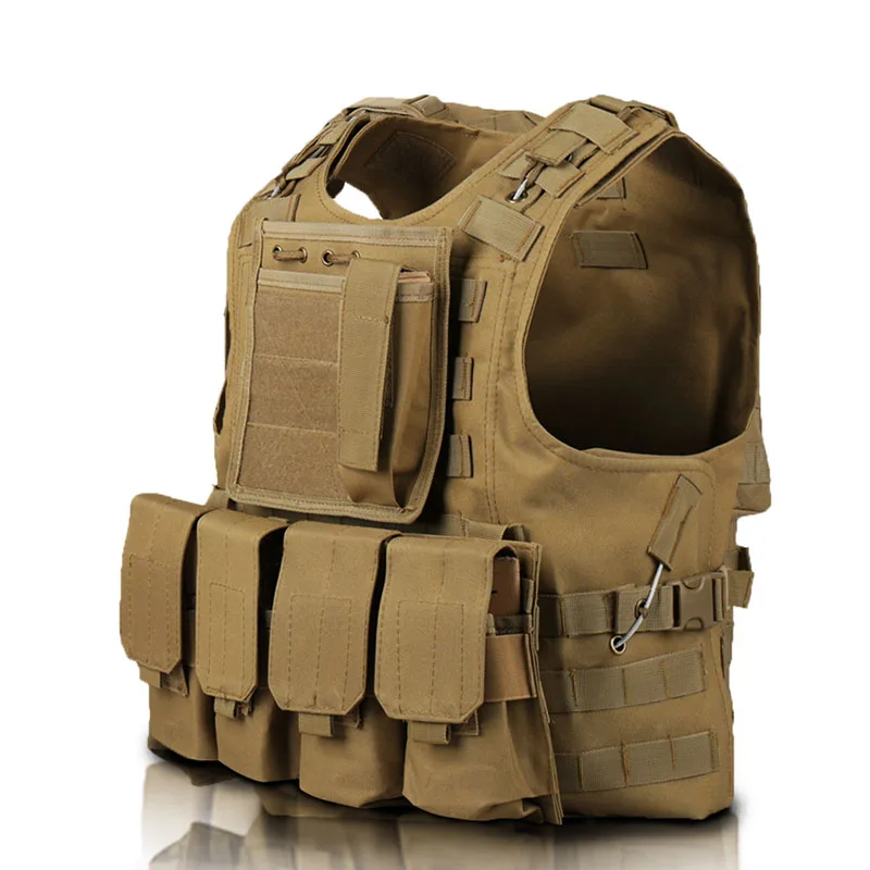 Chaleco táctico Molle de combate para hombres, portador de placa de asalto militar, chaleco Airsoft CSOutdoor, chalecos de asalto de caza - imagen 4