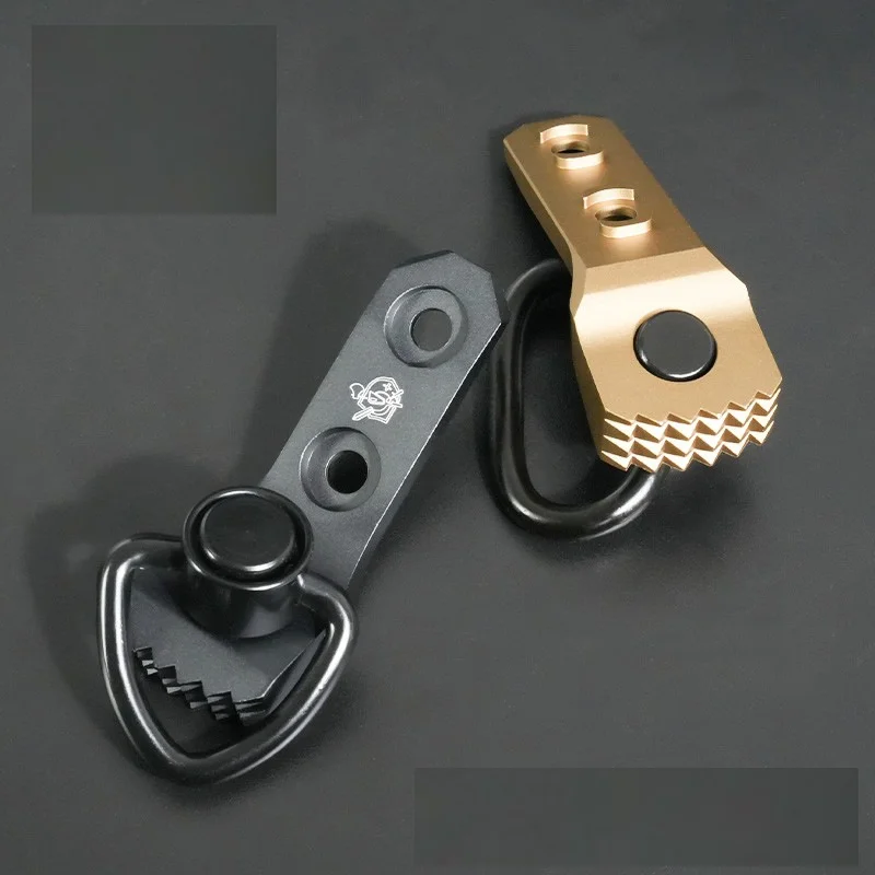 Adaptador de montaje de perno táctico CNC KAC QD, compatible con Base de montaje de M-LOK, hebilla de correa giratoria, botón de liberación rápida, accesorios de caza - imagen 4