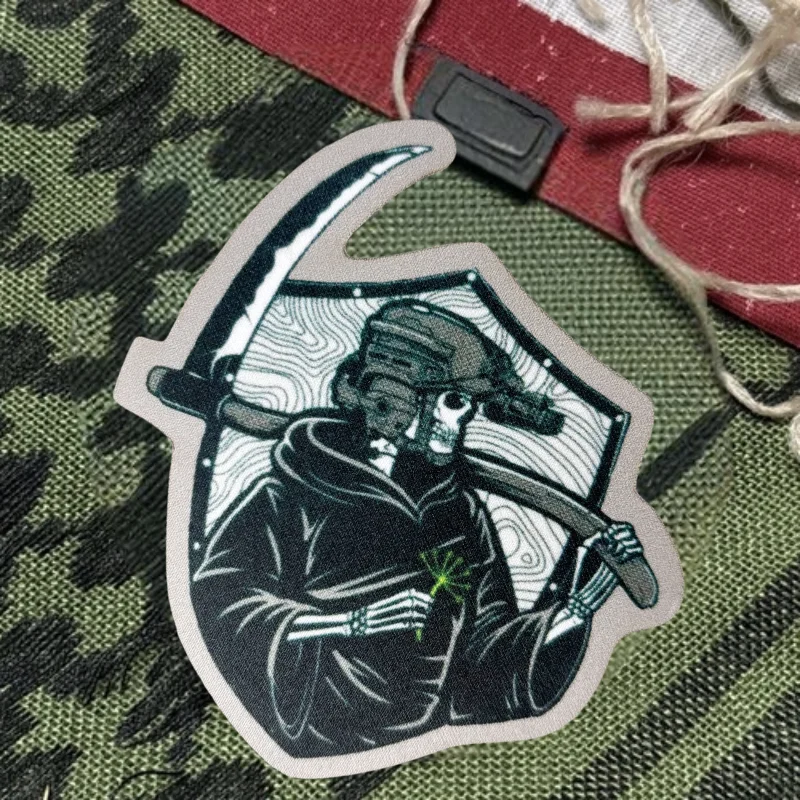 Detalle del sistema de velcro en el reverso