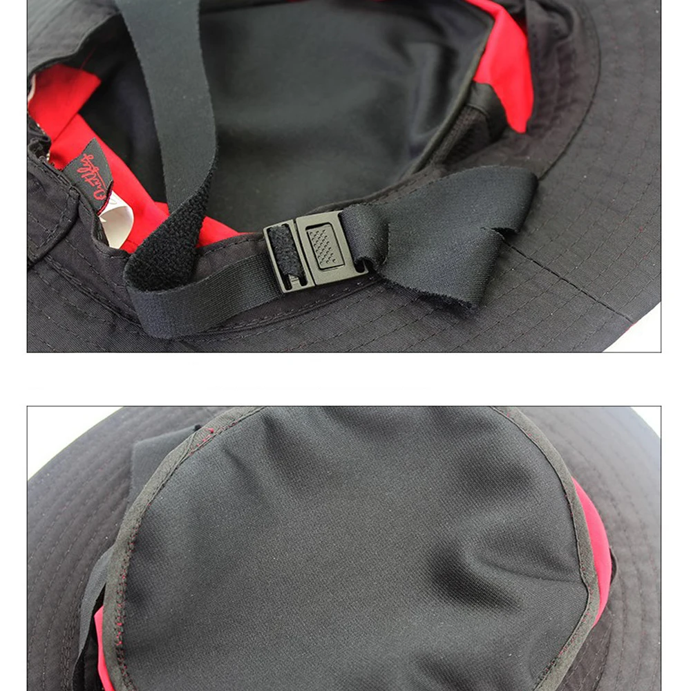 Surf Indo Surfing Backet Hat con correa para la barbilla Kitesurf Cap Fisherman Water Sport Sun Unisex - imagen 5