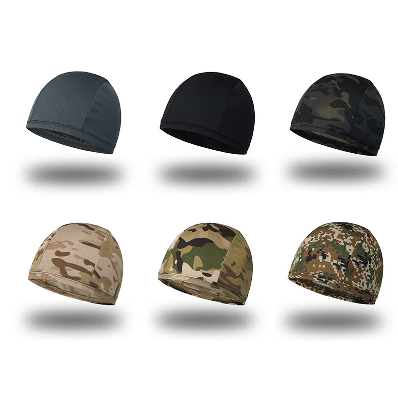 Gorro interior de casco de secado rápido, absorbente de sudor, transpirable, para deportes al aire libre, para montar en motocicleta y bicicleta - imagen 2