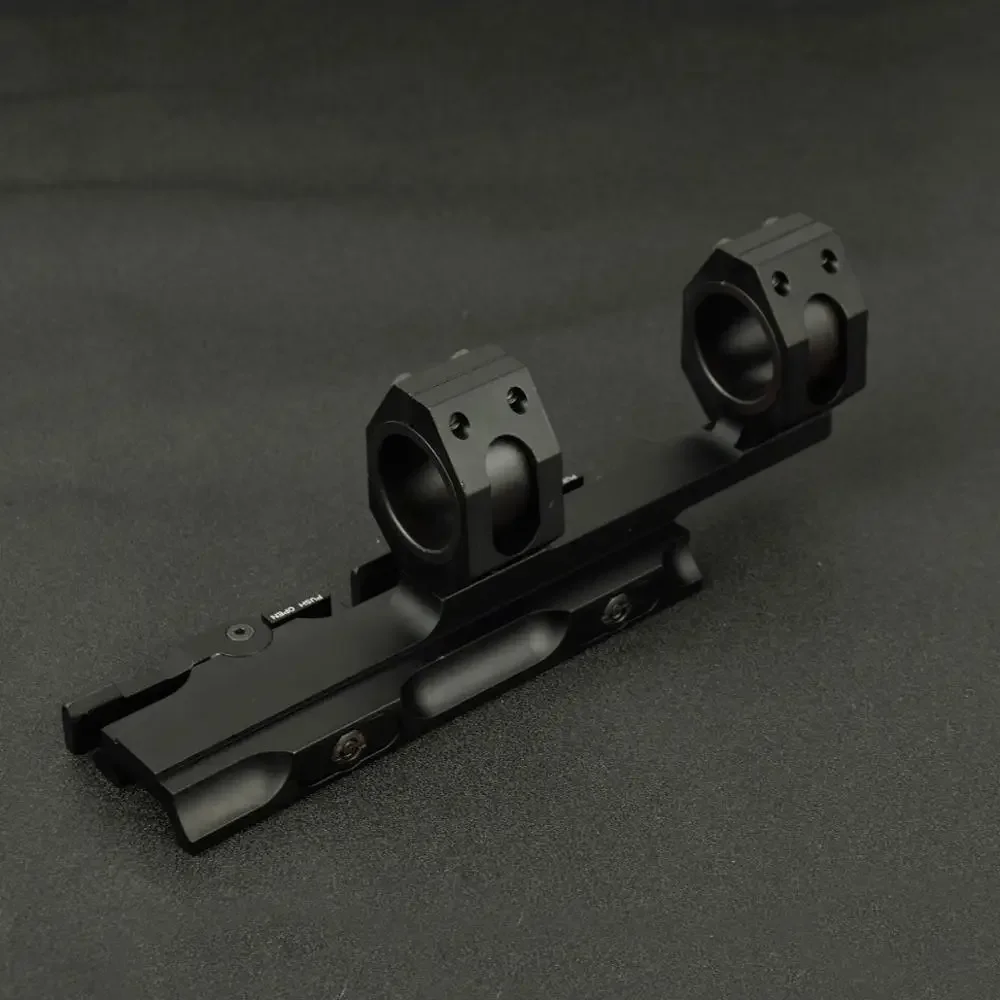 Anillos de montaje para mira telescópica de Rifle de liberación rápida automática QD de caza, voladizo de 30mm y 25,4mm para anillo táctico óptico de riel Picatinny de 20mm - imagen 4