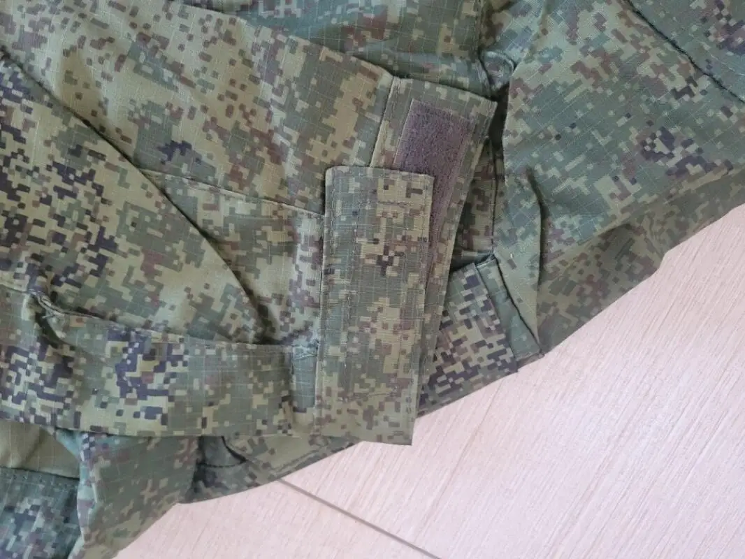 Conjunto de traje de camuflaje digital ruso para exteriores, traje de entrenamiento para hombre verde pequeño - imagen 5