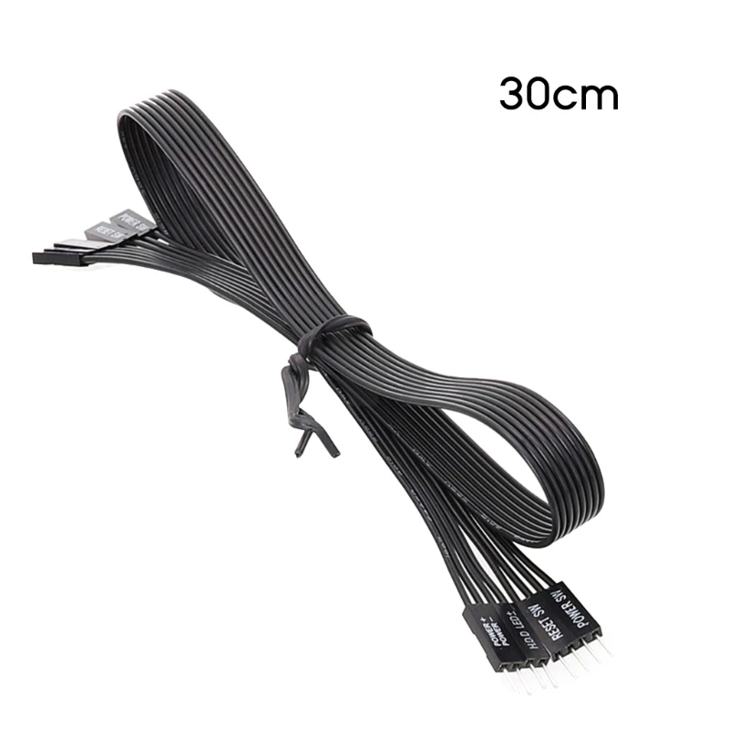 Placa base HDD LED/plegada/reinicio SW Power SW Cable de extensión 2 pines hembra a macho Dropship - imagen 5