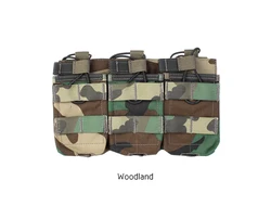 PEW Tactical Bolsa Triple Cargadores M4 AR 5.56 con Cierre Magnético