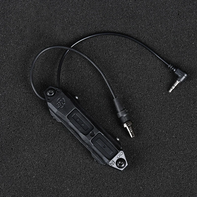 WADSN-interruptor remoto de presión táctica, doble función, botón trasero, enchufe de grúa para PEQ15 DBAL-A2 láser AR15 Airsoft M600  linterna - imagen 3