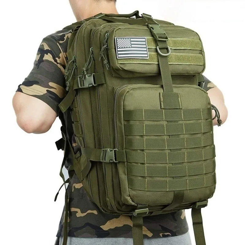 Mochila táctica de nailon 1000D para hombre, bolsa impermeable para deportes al aire libre, mochila militar para caza, senderismo, Camping, 30 o 50L - imagen 2
