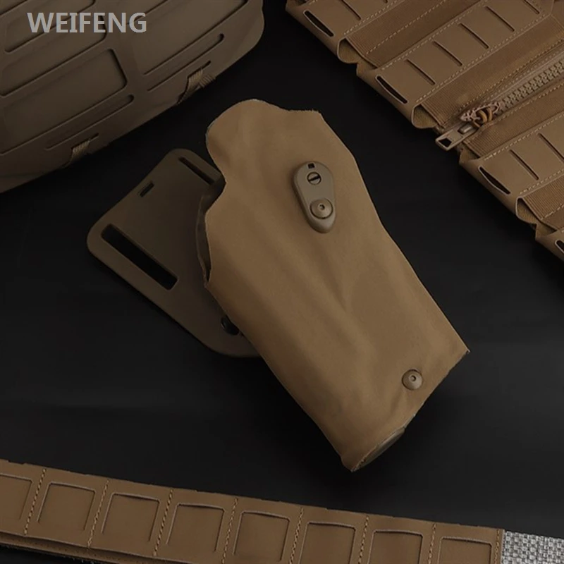 Funda para pistola con rodamiento ligero P320, sistema de liberación rápida QLS, funda para pistola, funda para pierna caída X300Light, funda para pistola para muslo de caza - imagen 2