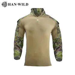 Camisa táctica hombre de camuflaje para airsoft y paintball