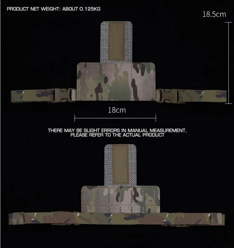 Accesorios para chaleco táctico, portador de placa, soporte para teléfono Molle, soporte de navegación para teléfono móvil, accesorio MOLLE - imagen 3