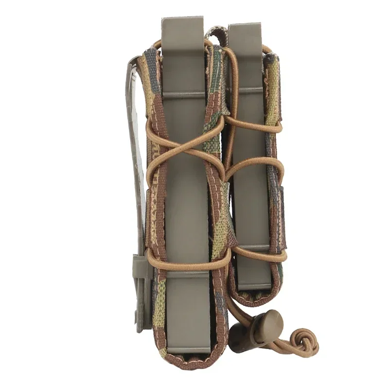 Portacargador táctico MOLLE camuflaje para airsoft y tiro exteriores - imagen 5