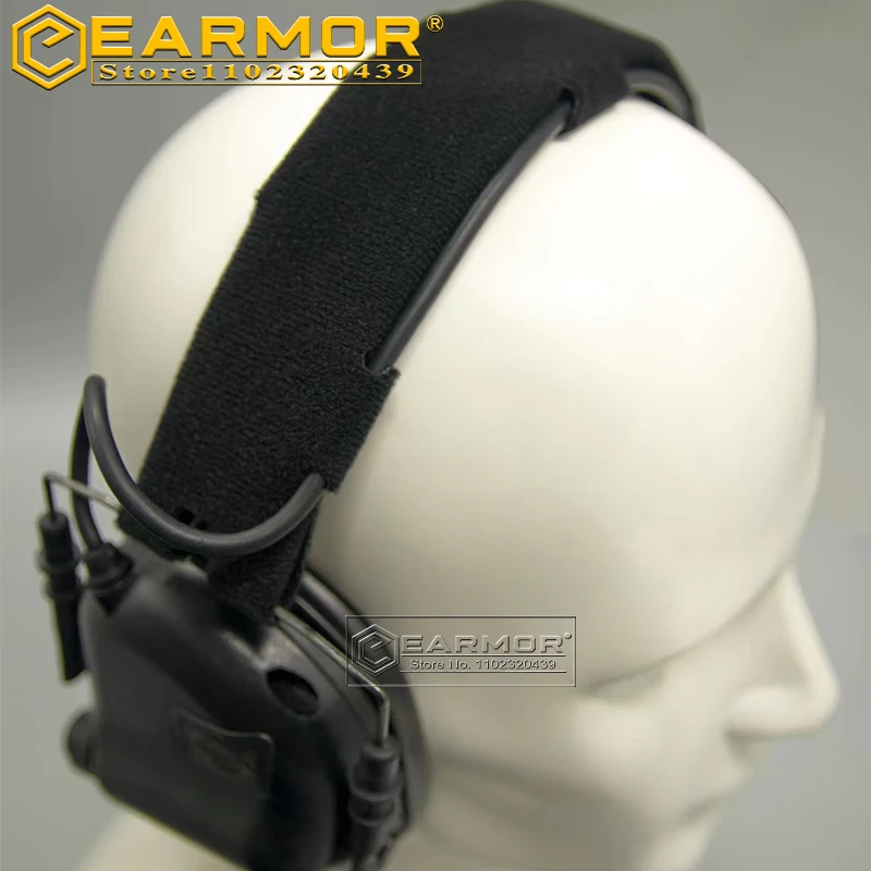 EARMOR M62 auriculares tácticos de pistola de aire, diadema, orejeras de tiro, tocado de repuesto, accesorios tácticos, equipo - imagen 4