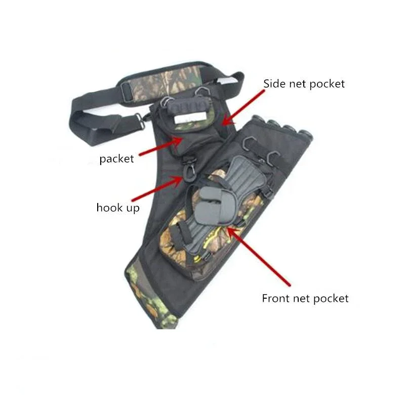 Aljaba de flecha para caza, bolsa de liberación de arco para arco compuesto recurvo - imagen 4