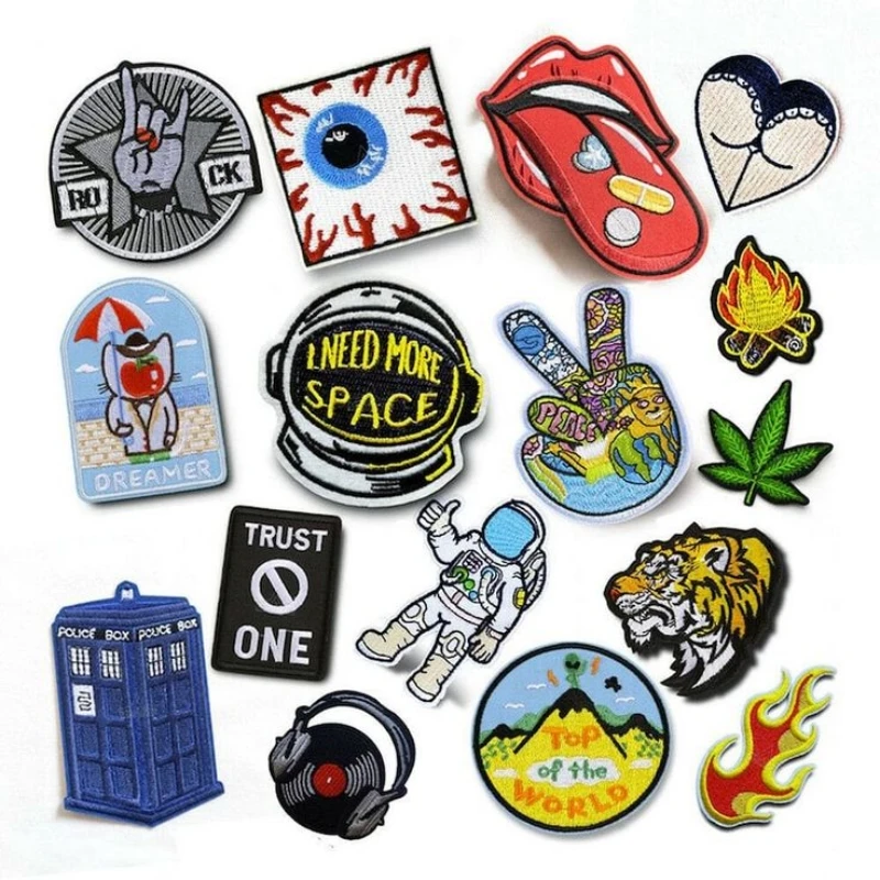 Parches bordados personalizados, insignias para planchar en la ropa, logotipo de diseño propio, coser en Pvc, tejido de chenilla para gorras - imagen 3