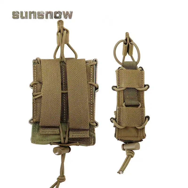 5,56 / 7,62 / 9 Bolsa de herramientas ajustable individual - Funda táctica Molle Mag estilo CAG - imagen 2