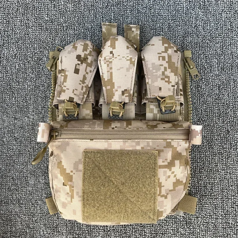 Bolsa táctica FCPC V5, portador de placa de asalto Airsoft, bolsa con cremallera, chaleco de engranaje, accesorios, Panel, bolsa para revistas - imagen 2