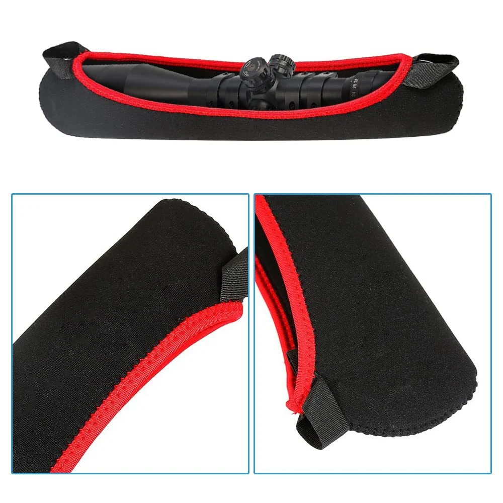 Funda grande para Rifle de caza, bolsa protectora de neopreno de 13 "x 3,5", fundas elásticas para alcance de pistola, soporte duradero, accesorios para pistola - imagen 3