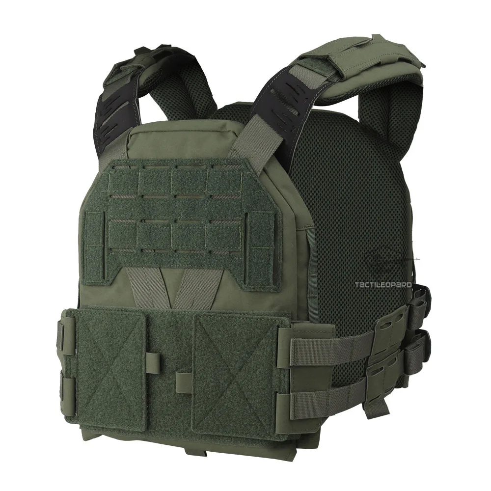 Portador de placa táctica K Zero, equipo Airsoft de caza ligero de perfil bajo, MOLLE, Modular de liberación rápida ajustable KZ - imagen 3