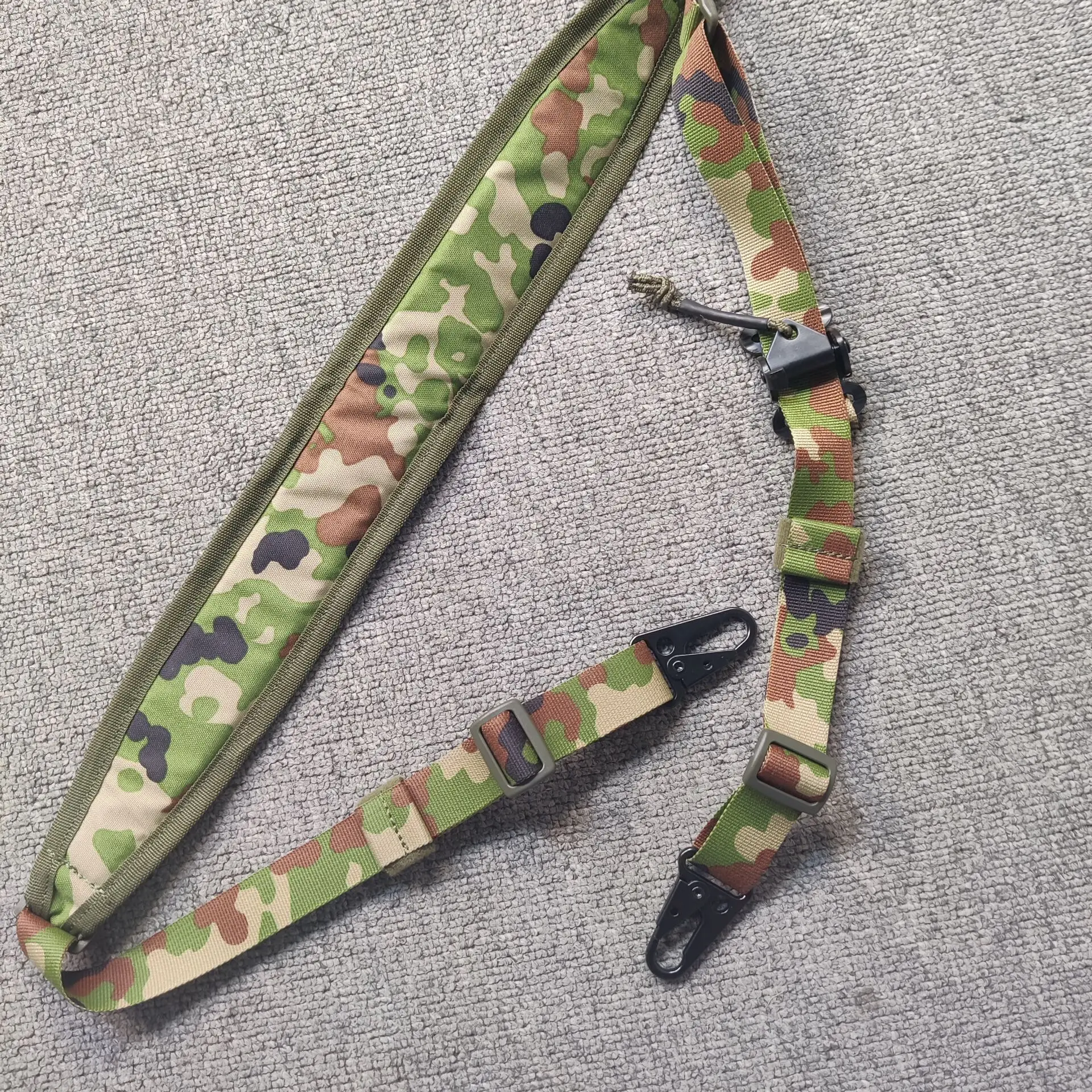 Eslinga táctica JSDF de camuflaje de punto japonés, correa Modular de 2 puntos para tiro, caza, combate, arnés de cuerda para pistola ajustable rápido