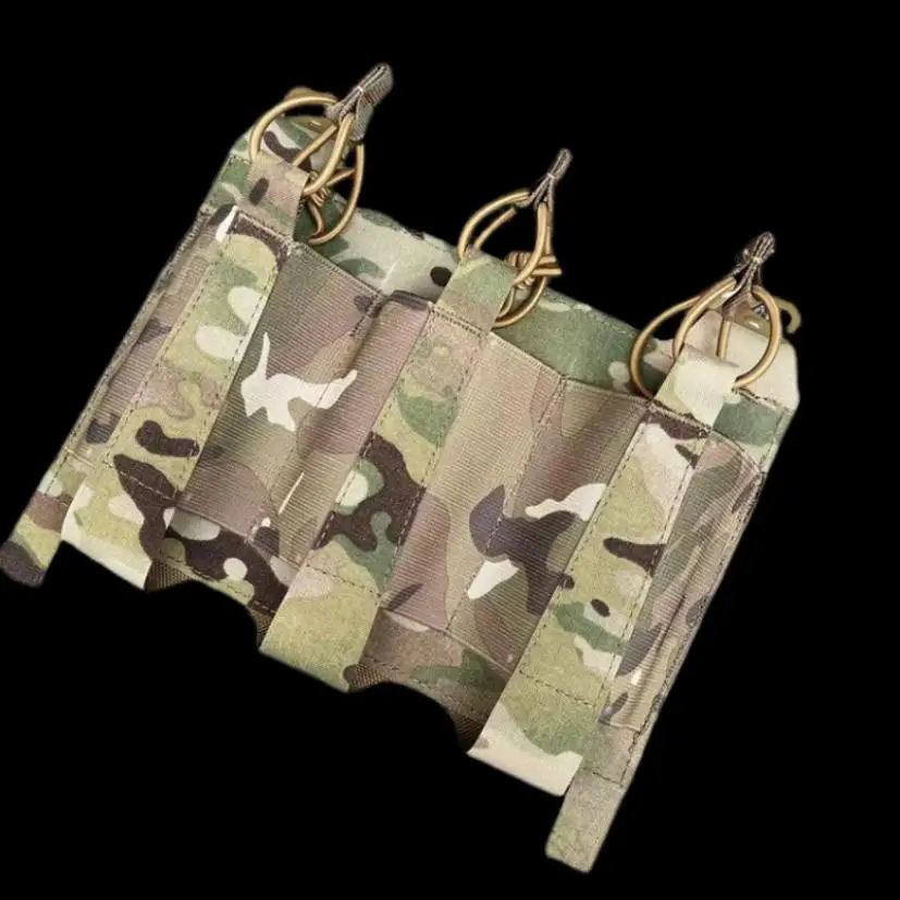 Chaleco táctico de caza al aire libre, proceso Fcsk Ferro, placa adaptadora, fuerza elástica, Triple bolsa para revistas - imagen 2