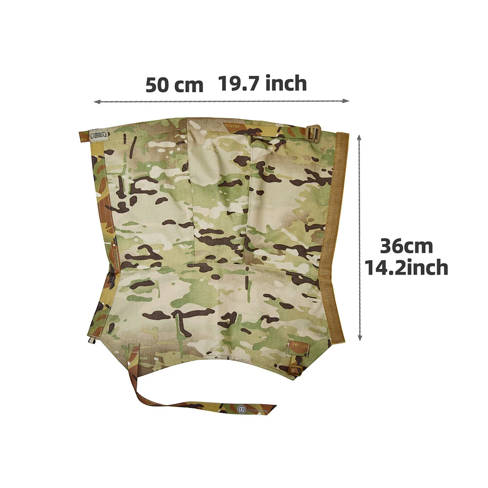 Polainas largas de pierna táctica, cubierta de nieve para pantorrilla de invierno, equipo de protección para senderismo al aire libre, aislamiento cálido - imagen 2