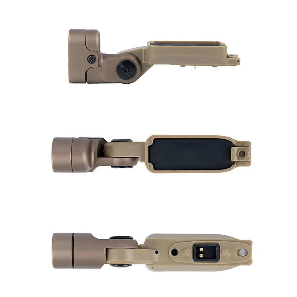 Luz de riel de arco Modular con Control de una tecla, modo LED/IR, caza al aire libre, Camping, supervivencia, linterna de emergencia, luz táctica para casco - imagen 2