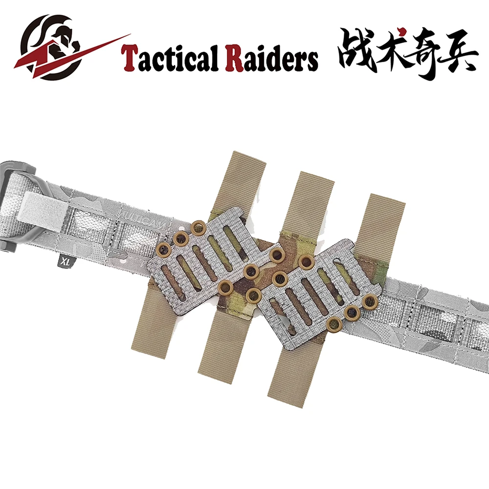 Cintura táctica de doble fila 40 °   Accesorio de correa de placa adaptadora cónica MOLLE en ángulo - imagen 2