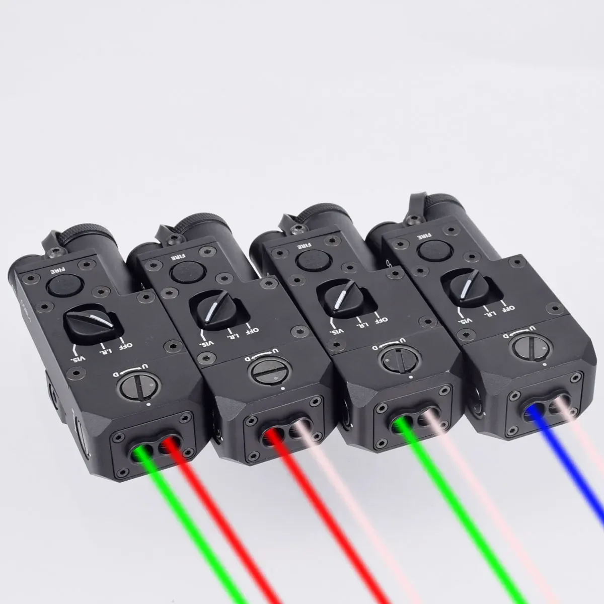 Combo de MIRA LÁSER IR de punto rojo y verde, CQBL-1 táctico, Surefire M300, M600, Rifle de caza con puntería, Arma de aluminio con soporte de luz - imagen 3