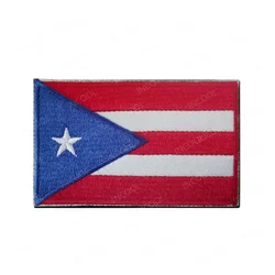 Parche bordado bandera Puerto Rico reflectante infrarrojo