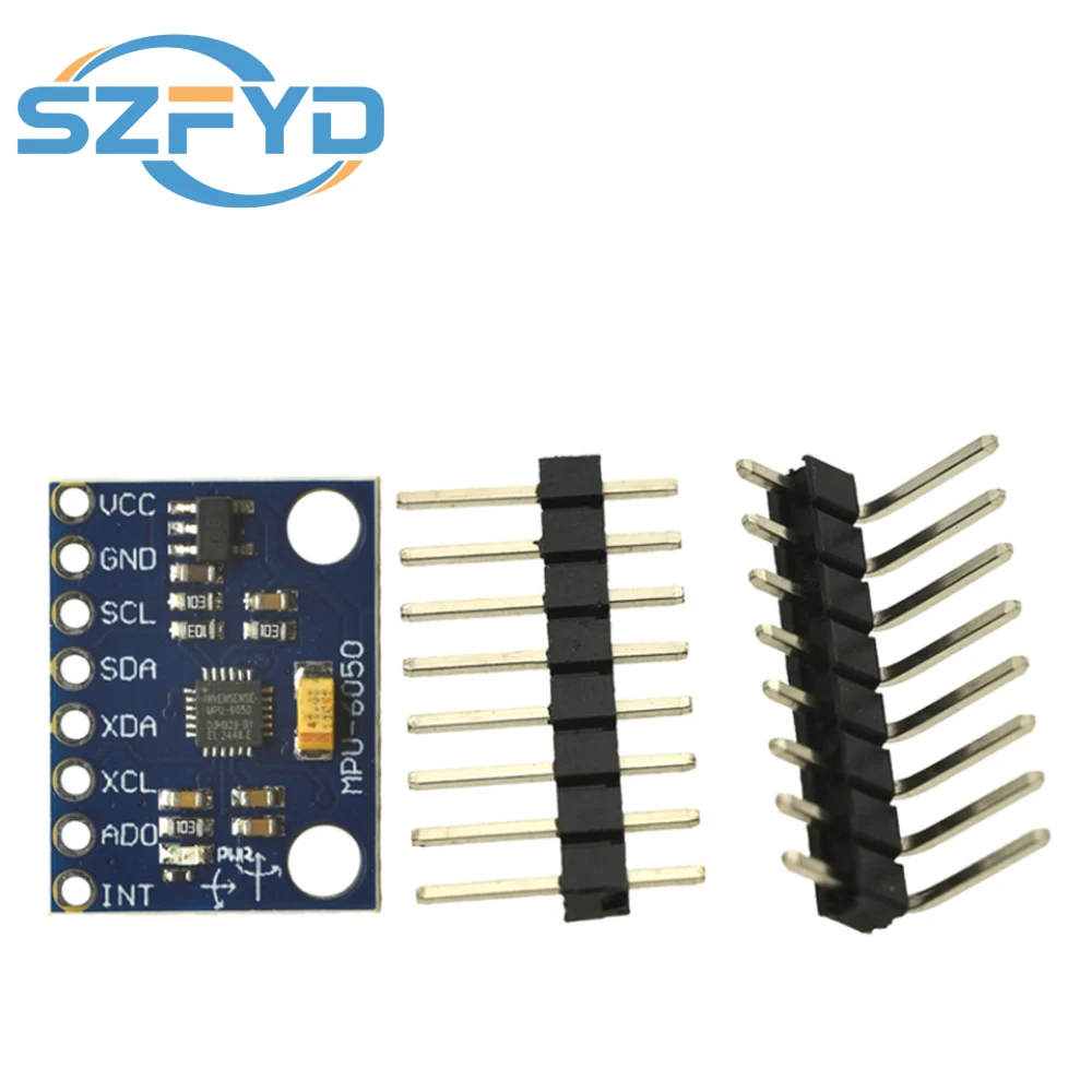 Módulo MPU6050 Sensores giroscópicos analógicos de 3 ejes + Módulo acelerómetro de 3 ejes