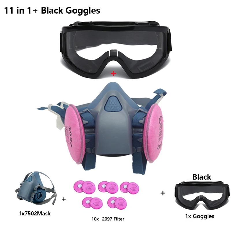 11in1-Black Goggles